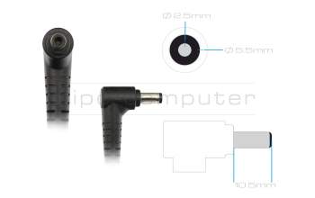 Asus K75VJ AC-adapter 150.0 Watt small from Delta Electronics
