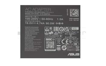 Asus N53SV original AC-adapter 90.0 Watt