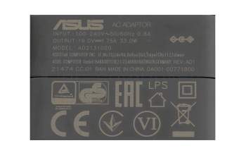 Asus R411MA original AC-adapter 33.0 Watt EU Wallplug