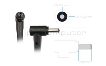 Asus X421UA original AC-adapter 65.0 Watt EU Wallplug normal