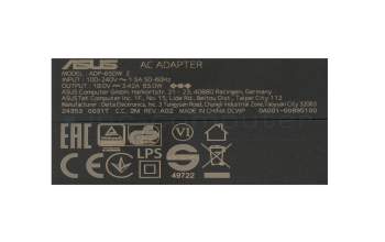 Asus X421UA original AC-adapter 65.0 Watt EU Wallplug normal