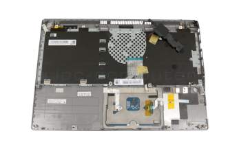 BA81-14907B original Pegatron keyboard incl. topcase DE (german) black/silver with backlight