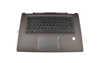 BFA1R0000100-A original Lenovo keyboard incl. topcase DE (german) black/grey with backlight