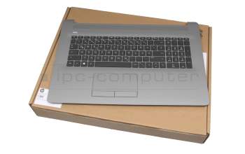 BHGZL01F7E006Y original HP keyboard incl. topcase DE (german) black/silver ODD