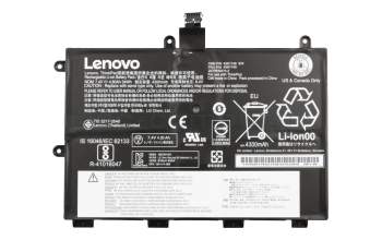 Battery 34Wh original suitable for Lenovo ThinkPad Yoga 11e (20E7)