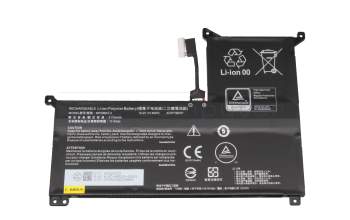 Battery 49Wh original NP50BAT-4 suitable for Sager Notebook NP6251C (NP50RNC1)