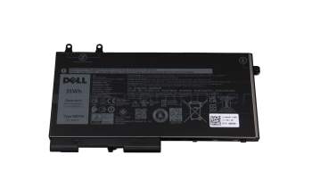 Battery 51Wh original 11.4V suitable for Dell Precision 15 (3541)