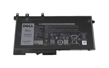 Battery 51Wh original 3 cells/11.4V suitable for Dell Latitude 15 (5580)