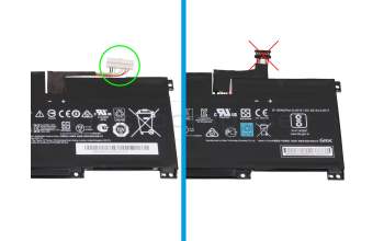 Battery 53.8Wh original suitable for MSI Commercial 14H A13MG vPro