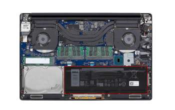 Battery 56Wh original H5H20 suitable for Dell XPS 15 (9550)