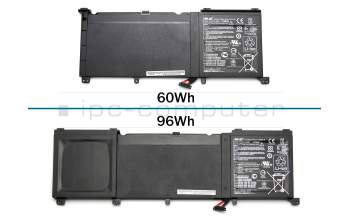 Battery 60Wh original suitable for Asus ZenBook UX501LW