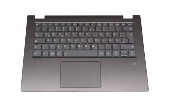 C3E430TC14E0 original Lenovo keyboard incl. topcase DE (german) grey/grey with backlight