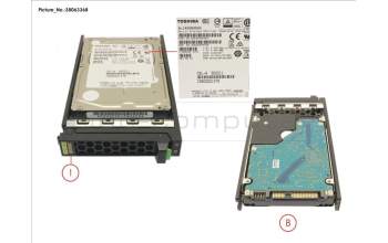Fujitsu HD SAS 12G 300GB 15K for Fujitsu PrimeQuest 2800B2