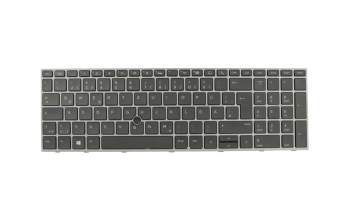 CKBH07TY HP keyboard DE (german) black/grey with backlight and mouse-stick