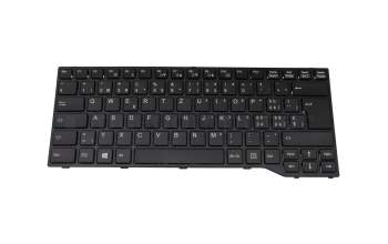 CP670815-04 original Fujitsu keyboard CH (swiss) black/black matte
