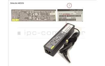 Fujitsu CP788561-XX AC-ADAPTER 19V 65W (3PIN, STICK TYPE)ERP