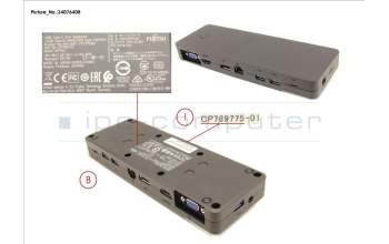 Fujitsu CP789775-XX PORT REPLICATOR TACT 2 (TYPE-C)