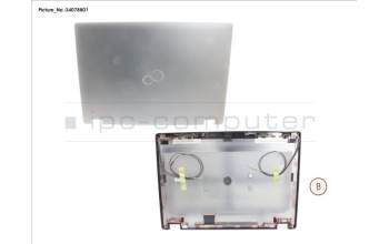 Fujitsu CP809733-XX LCD BACK COVER ASSY (W/ TOUCH)