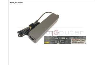 Fujitsu CP810371-XX AC-ADAPTER 19V 65W (3-PIN) UKCA