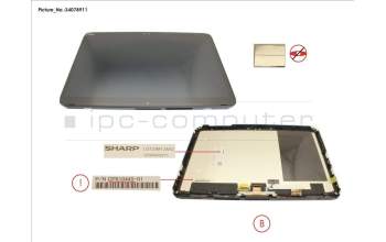 Fujitsu CP810445-XX LCD ASSY, NON SC (INCL. FPC)
