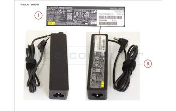 Fujitsu CP816841-XX AC-ADAPTER 19V 65W (3-PIN) UKCA TCO9