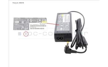 Fujitsu CP822220-XX AC-ADAPTER 19V 65W (2-PIN) UKCA