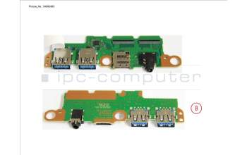 Fujitsu CP827155-XX SUB BOARD, USB/AUDIO/SD CARD