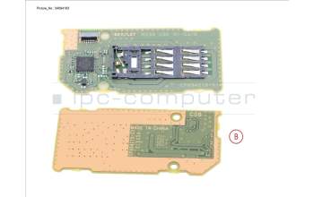 Fujitsu CP842431-XX SUB BOARD, SMARTCARD
