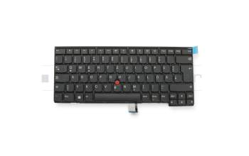 CS13T original Lenovo keyboard DE (german) black/black matte with mouse-stick