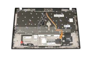 CS19BL-85D0 original Lenovo keyboard incl. topcase DE (german) black/black with backlight and mouse-stick