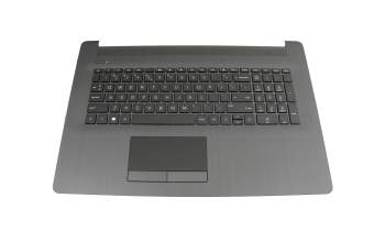 CU2481 original HP keyboard incl. topcase NL (dutch) black/silver