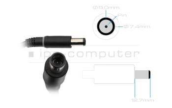 Dell Precision 17 (7720) original AC-adapter 240.0 Watt slim