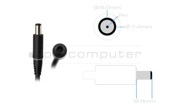 Dell Precision 17 (7740) original AC-adapter 280.0 Watt slim