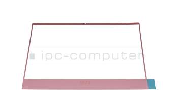 Display-Bezel / LCD-Front 35.6cm (14 inch) pink original suitable for MSI Prestige 14 Evo A11M (MS-14C4)