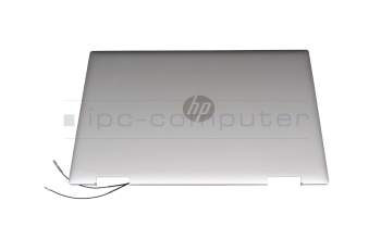 Display-Cover 35.6cm (14 Inch) silver original suitable for HP Chromebook 14a-nd0000