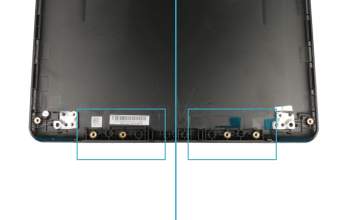 Display-Cover 39.6cm (15.6 Inch) grey original suitable for Asus VivoBook 15 X510UA