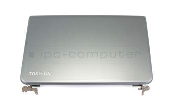 Display-Cover incl. hinges 39.6cm (15.6 Inch) grey original suitable for Toshiba Satellite L50-A039