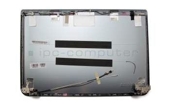 Display-Cover incl. hinges 39.6cm (15.6 Inch) silver original suitable for Toshiba Satellite L50-A040