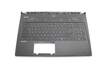 E2P-6H60521-D37 original MSI keyboard incl. topcase DE (german) black/black with backlight