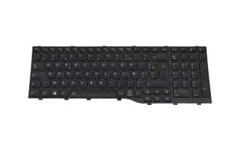 E475341 CY-5 original Fujitsu keyboard FR (french) black/black with backlight