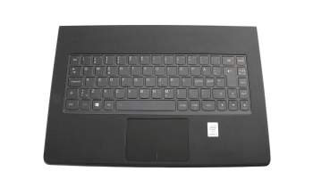EA0TA000500 original Lenovo keyboard incl. topcase ND (nordic) black/black with backlight