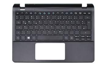 EAZHJ001030-1 original Acer keyboard incl. topcase DE (german) black/black