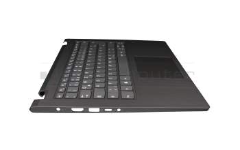 EC173000400 original Lenovo keyboard incl. topcase DE (german) grey/grey