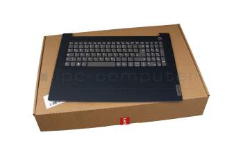 EC1JX000100 original Lenovo keyboard incl. topcase DE (german) grey/blue (Fingerprint)