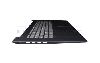 EC1JX000200 original Lenovo keyboard incl. topcase DE (german) grey/blue (Fingerprint)