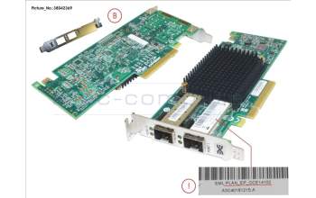 Fujitsu PLAN_EP_OCE14102 NIC for Fujitsu Primergy RX300 S8