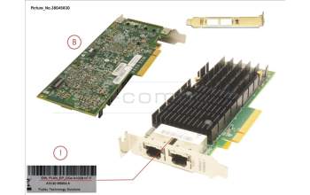 Fujitsu PLAN OCE14102-NT 2x 10Gbit Base-T for Fujitsu Primergy RX2560 M2