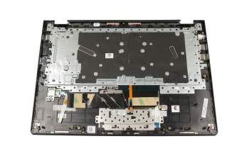 ET173000100 original Lenovo keyboard incl. topcase DE (german) grey/grey with backlight