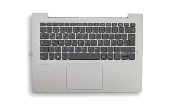 ET1YN000100 original Lenovo keyboard incl. topcase DE (german) grey/silver
