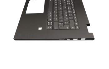 ET27G000100 original Lenovo keyboard incl. topcase DE (german) grey/grey with backlight